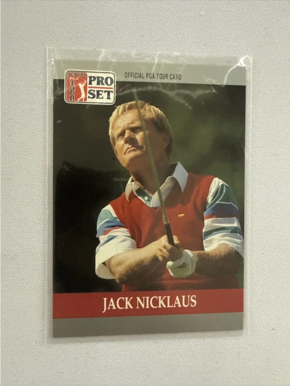 Pro Set PGA Tour Jack Nicklaus Golf Card 1990
